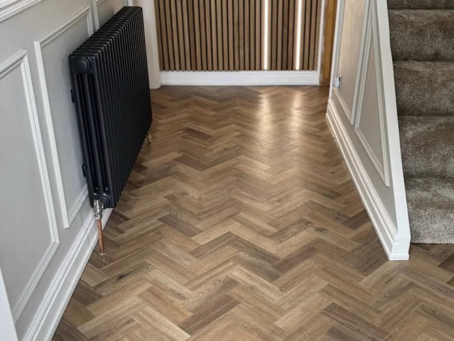 Dry back parquet LVT in Scarborough